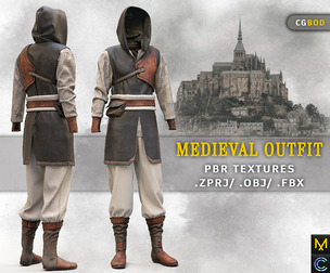 Medieval Male Outfit / Marvelous Designer