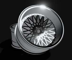 RC Drift Car Rim 1:10 Yaba King Mesh Offset -7 mm