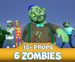 6 Toon Zombies