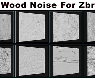 41 Wood Noise For Zbrush