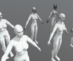 Human base mesh - Female