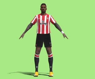 3D Rigged Ivan Toney