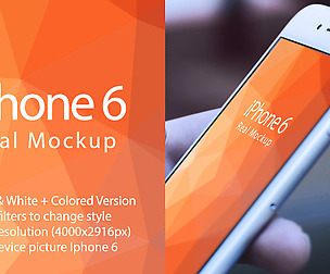 Mockup Iphone 6 Real Photo Mockup 1 for Photoshop