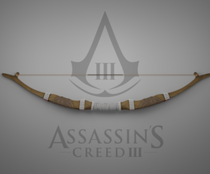 Assassins Creed Connor Kenway bow 3D print model