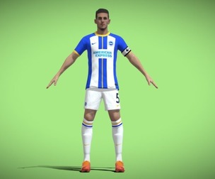 3D Rigged Lewis Dunk