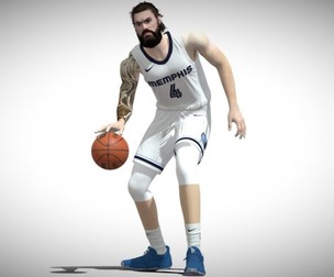 3D Rigged Steven Adams NBA