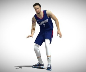 3D Rigged Amir Coffey NBA