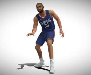 3D Rigged Nicolas Batum NBA