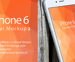 Mockup Iphone 6 Real Photo Mockup 2 for Photoshop