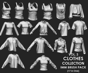 Clothes Collection IMM Brush Pack 17 in One  Vol 3