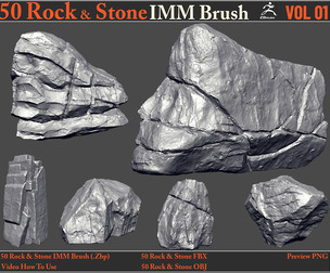 50 Rock & Stone IMM Brush VOL 01