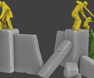 Diorama Girl rescue 01