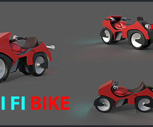 Sci-fi Bike Game Ready 8