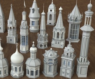 Building Towers Collection 1 - 20 pieces