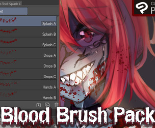 Blood Brush for Clip Studio