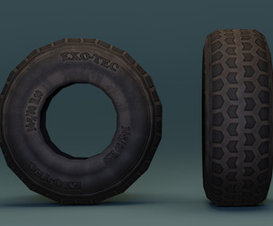 Game Ready Low Poly Tires
