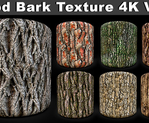 Wood Bark Texture 4K Vol 2