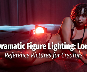 Dramatic Figure Lighting: Loni - Ref.Pics