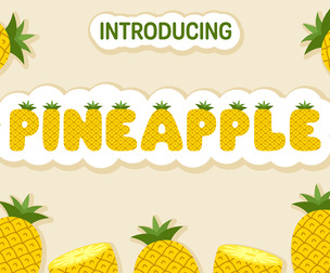 Color Font - Pineapple