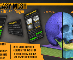 Easy Mesh ZBrush Plugin