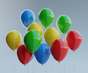Balloons 4K and 2K