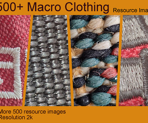 500+ Macro Clothing