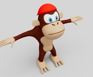 Monkey cartoon