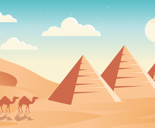 Egypt Pyramids Landscape