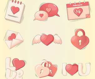Love Icons for Valentine's day lovers