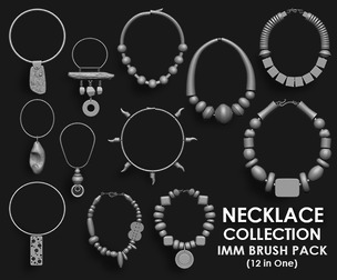 Necklace Collection IMM Brush Pack (12 in One)