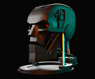 Head Robot ABC Warriors