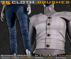 75 Cloth Brushes