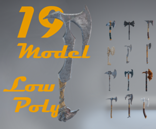 Axe collection-game assets