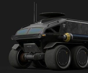 Toyota Lunar Cruiser Jaxa Moon Rover 3d Model