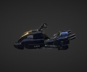 Lawmaster Motorbike Judge Dredd