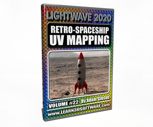 LightWavw 2020-Retro Spaceship UV Mapping