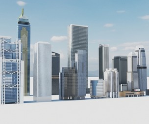 Lowpoly buildings v4