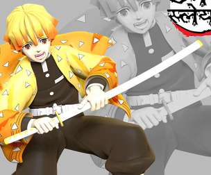 Zenitsu Agatsuma - Demon Slayer
