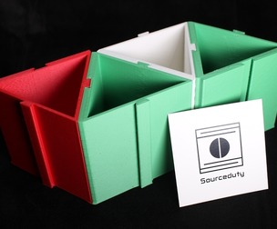Modular Triangle Storage Box Organizer