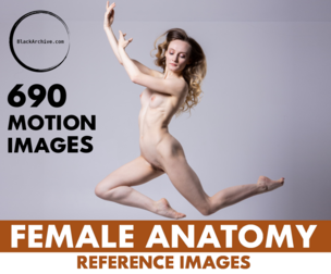 690 Female Gesture Reference Images