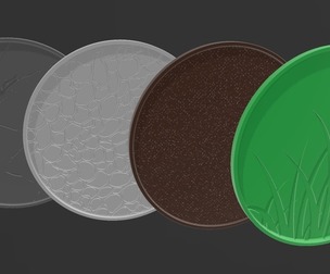 Soil Dirt Layers Drink Coasters Diagram Science