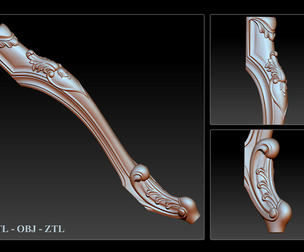Collection Legs 3d STL Model Relief for CNC