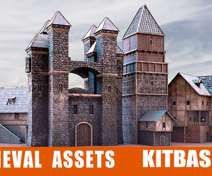 KITBASH: Medieval Assets+Textures Vol 6