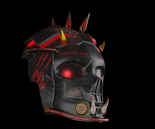 cyberpunk devil mask
