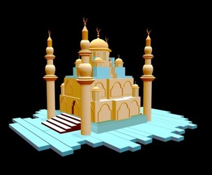 3D Ramdan Mosque