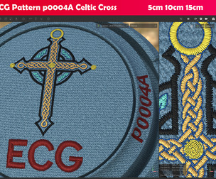 EmbroideryCG Pattern p0004A Celtic Cross