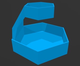 Floating Hex Bowl Party Hexagon Organizer