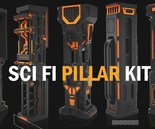 sci-fi pillar kit - vol1