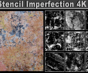 100 Stencil Imperfection 4K Vol 2