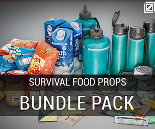 Survival Food Props Bundle